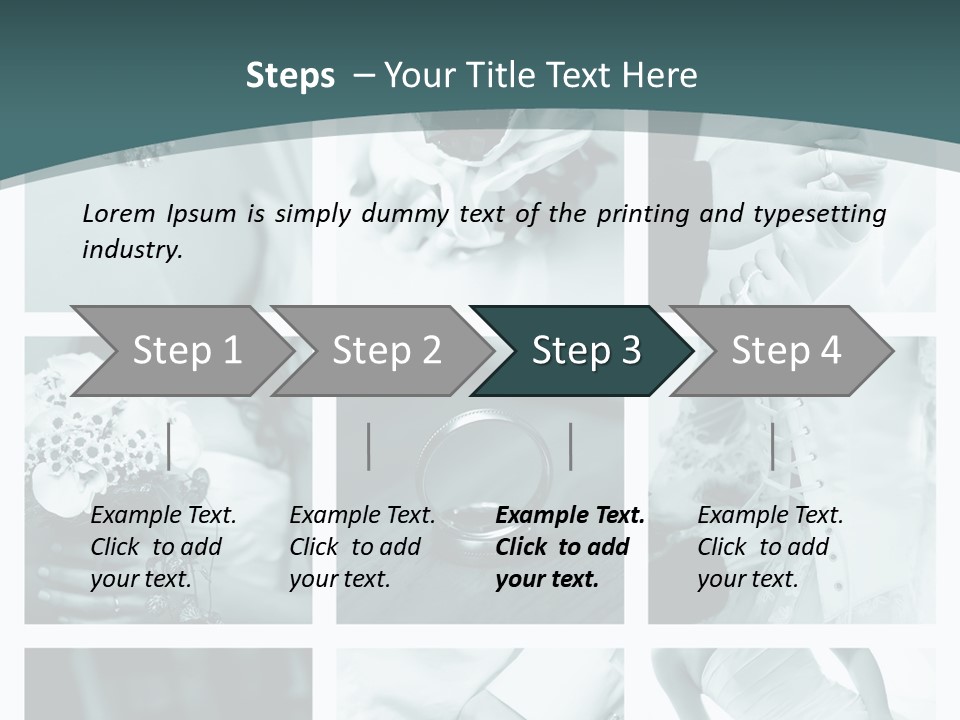 Ring Shoes Suit PowerPoint Template