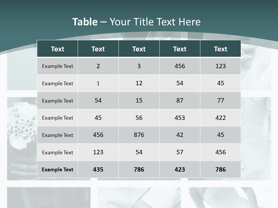 Ring Shoes Suit PowerPoint Template