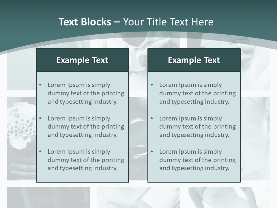 Ring Shoes Suit PowerPoint Template