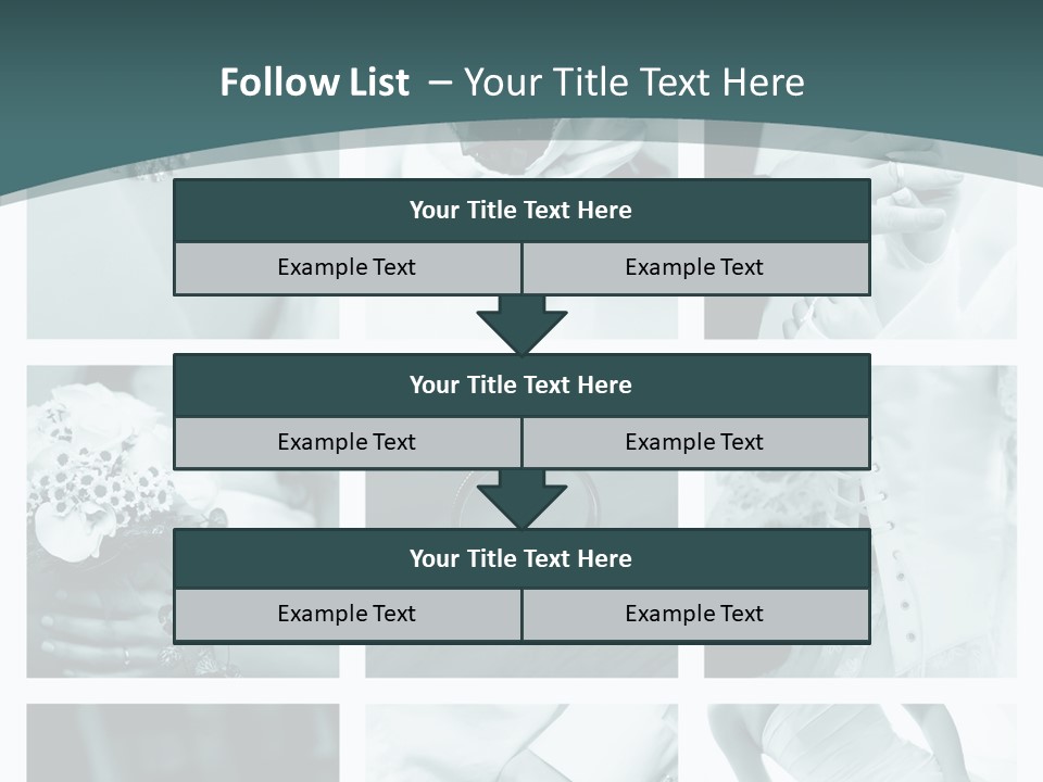 Ring Shoes Suit PowerPoint Template