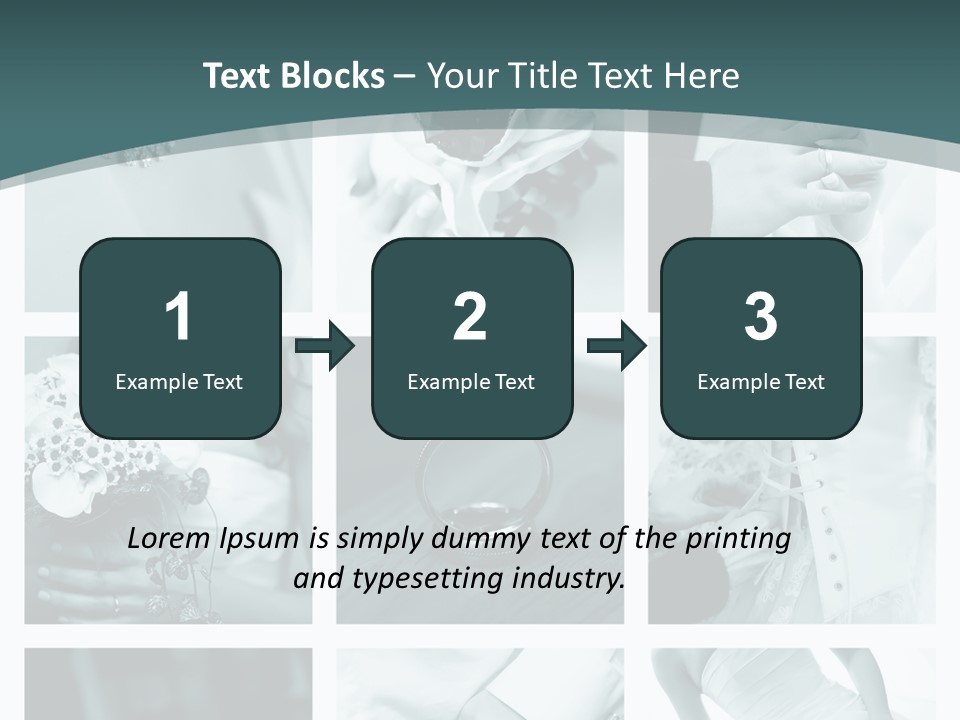 Ring Shoes Suit PowerPoint Template