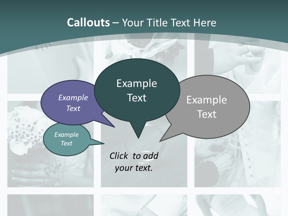 Ring Shoes Suit PowerPoint Template