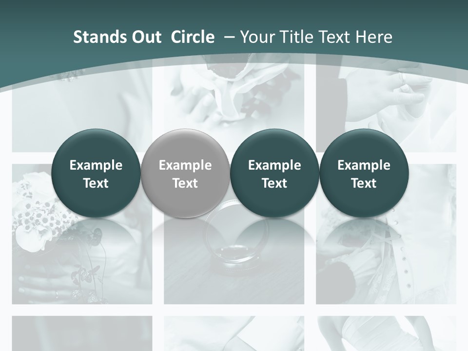 Ring Shoes Suit PowerPoint Template