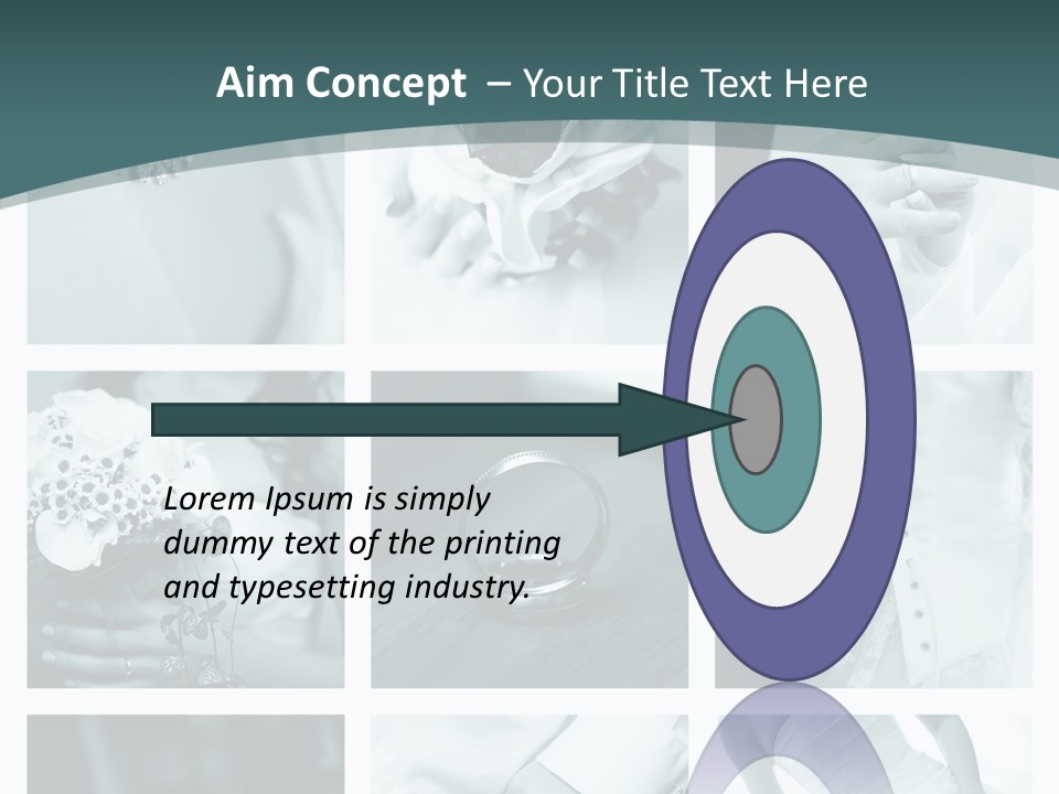 Ring Shoes Suit PowerPoint Template