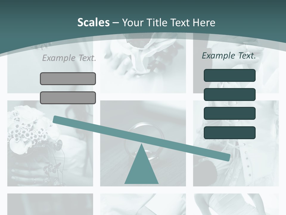 Ring Shoes Suit PowerPoint Template