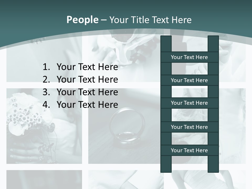 Ring Shoes Suit PowerPoint Template