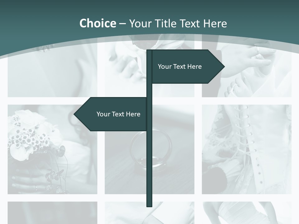 Ring Shoes Suit PowerPoint Template