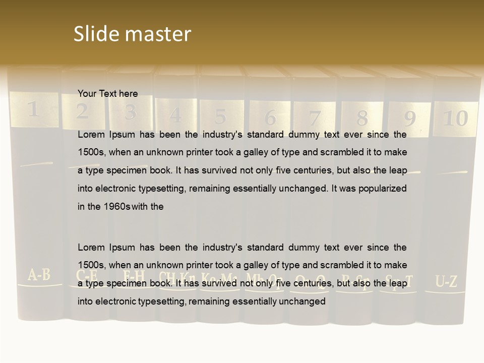 Document Many Background PowerPoint Template