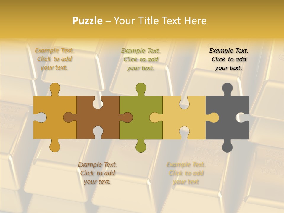 Success Treasure Objects PowerPoint Template