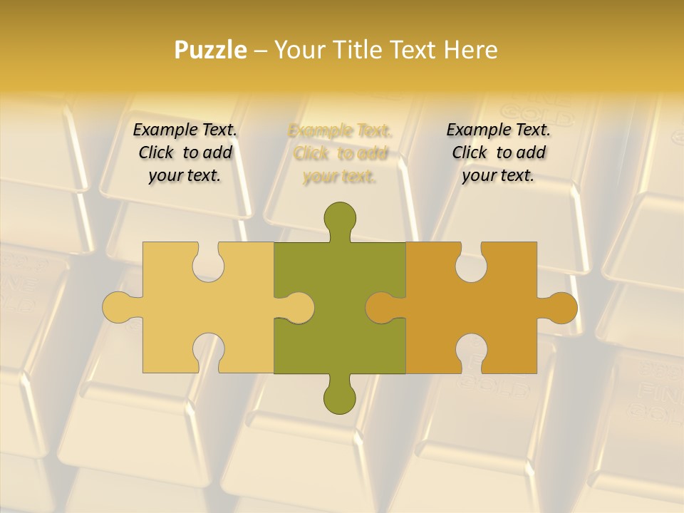 Success Treasure Objects PowerPoint Template