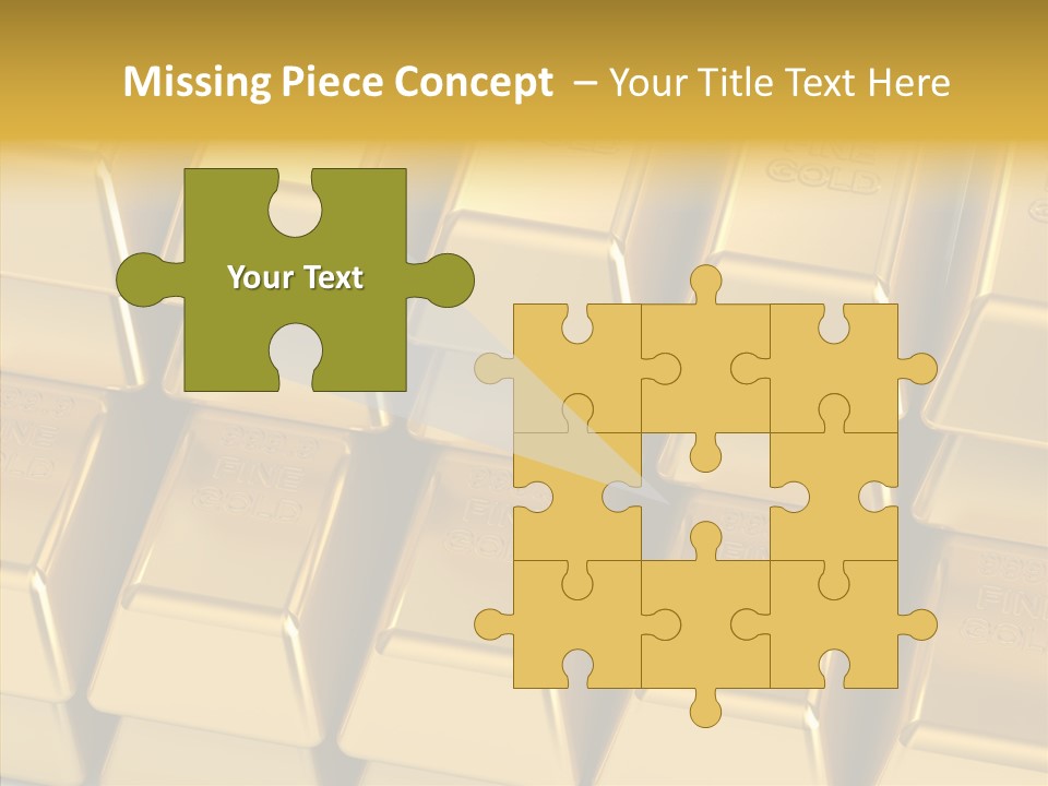 Success Treasure Objects PowerPoint Template