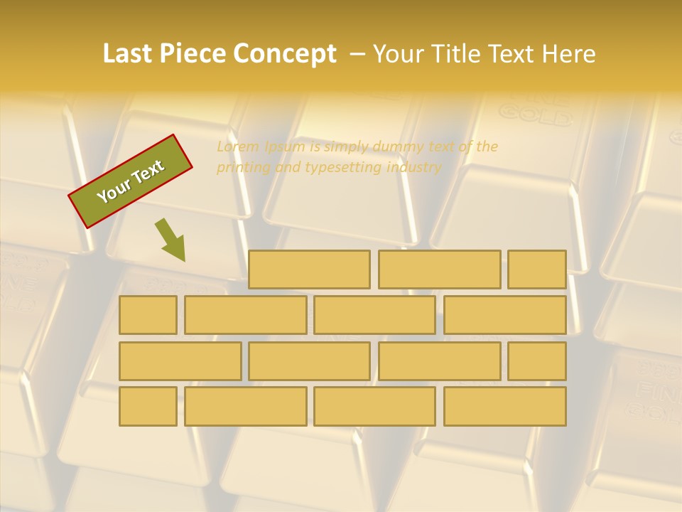 Success Treasure Objects PowerPoint Template