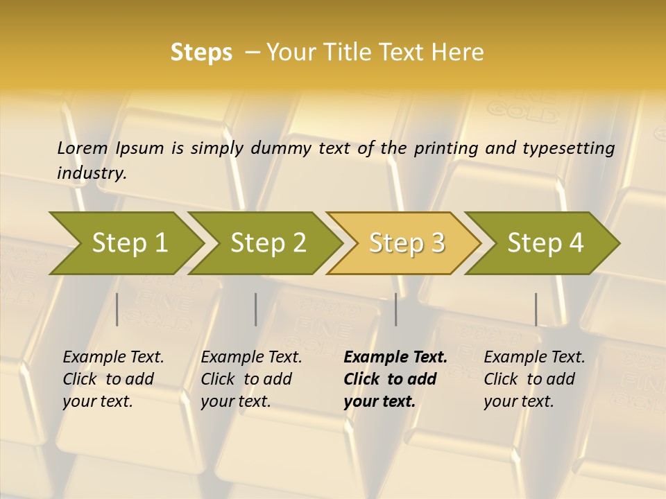 Success Treasure Objects PowerPoint Template