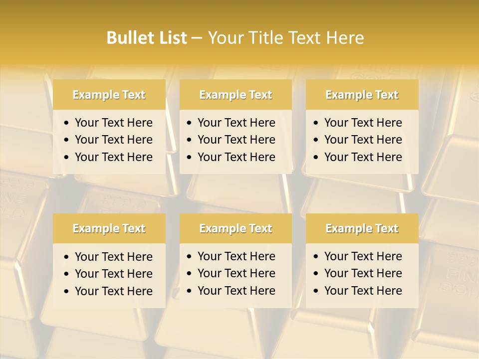 Success Treasure Objects PowerPoint Template
