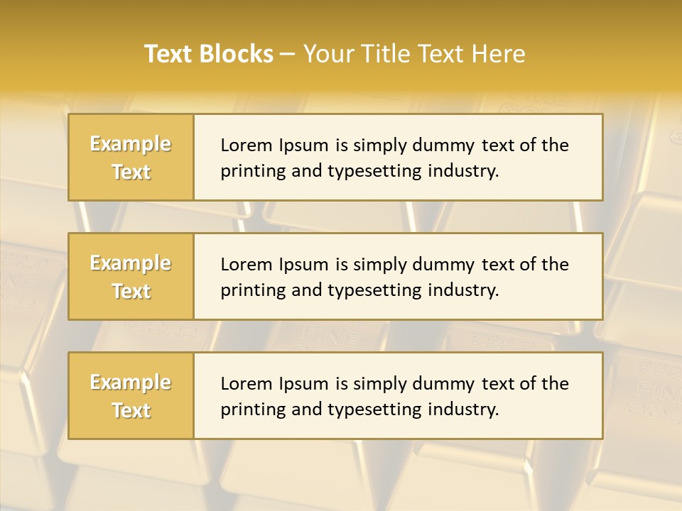 Success Treasure Objects PowerPoint Template
