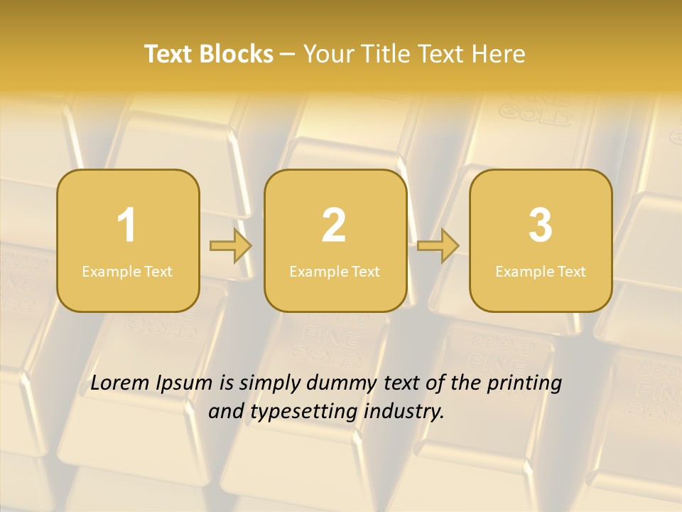 Success Treasure Objects PowerPoint Template