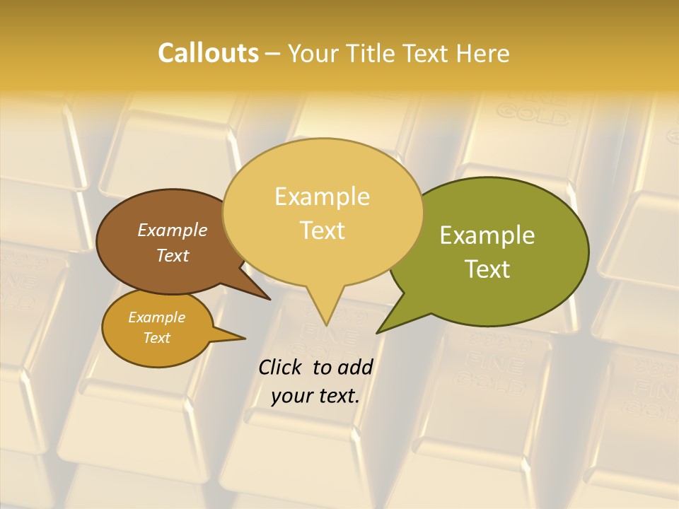 Success Treasure Objects PowerPoint Template