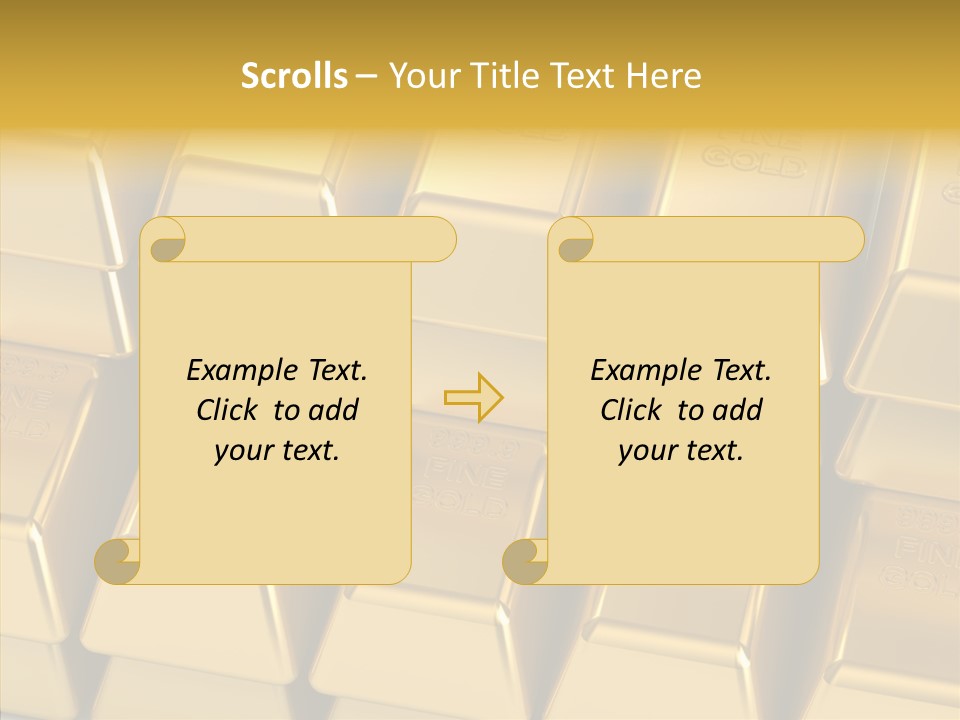 Success Treasure Objects PowerPoint Template