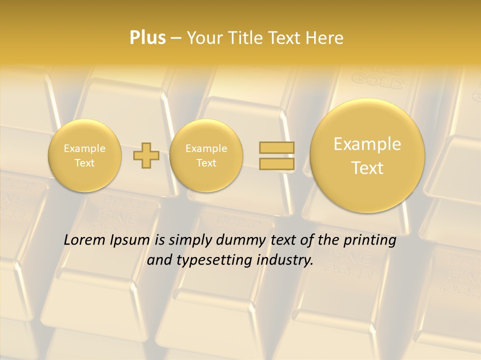 Success Treasure Objects PowerPoint Template