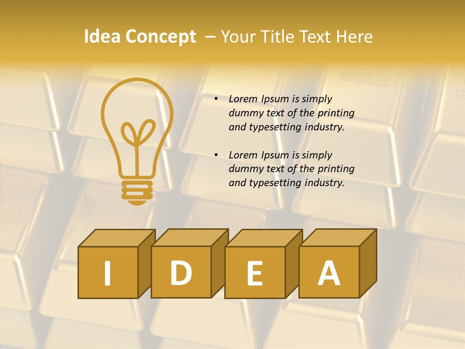 Success Treasure Objects PowerPoint Template