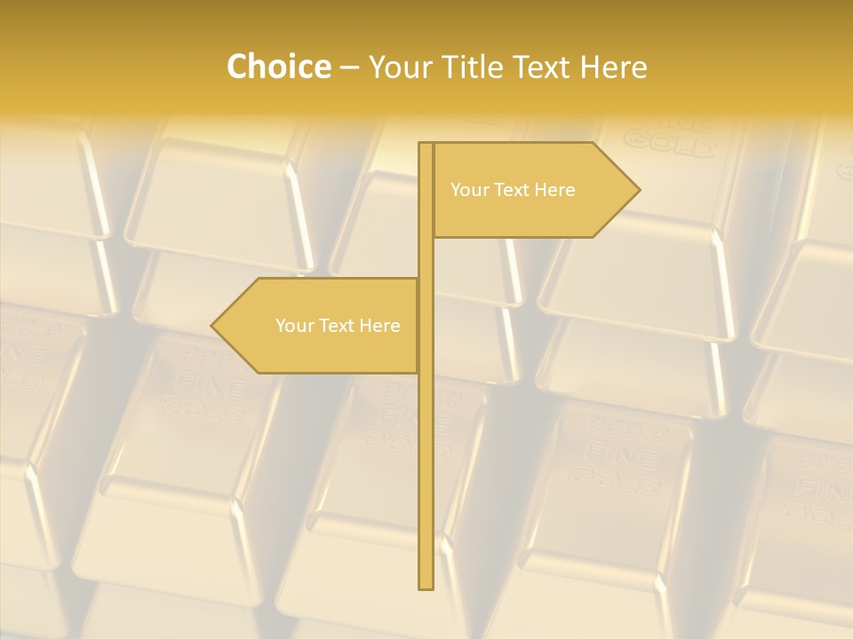 Success Treasure Objects PowerPoint Template