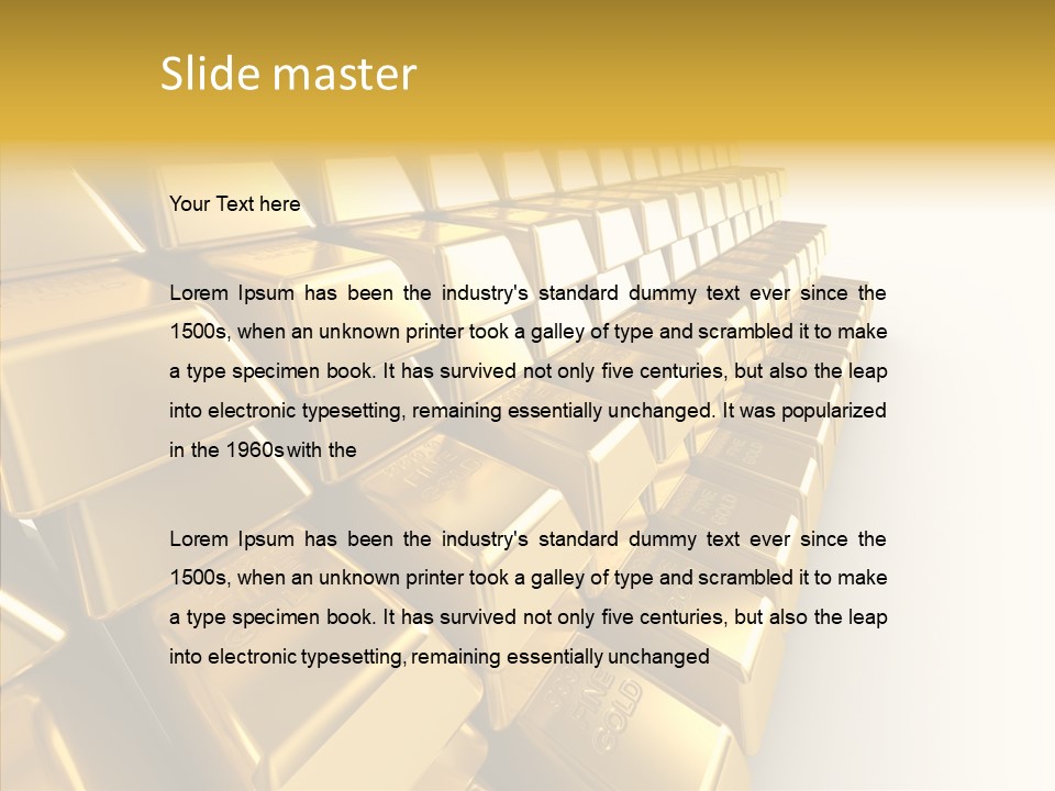 Luxury Perfection Rate PowerPoint Template