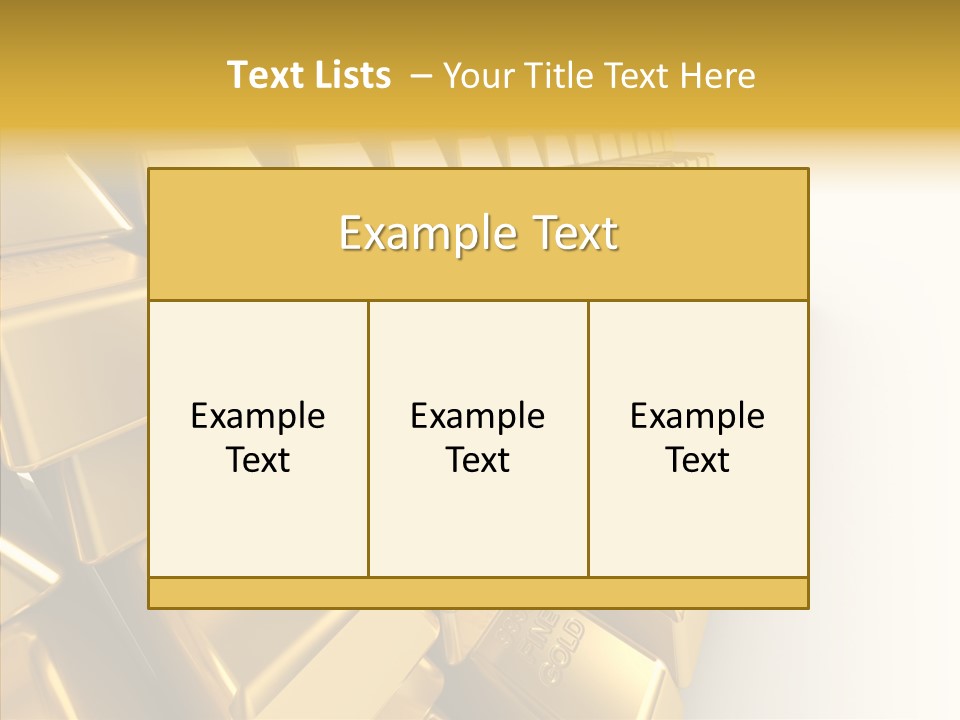 Luxury Perfection Rate PowerPoint Template