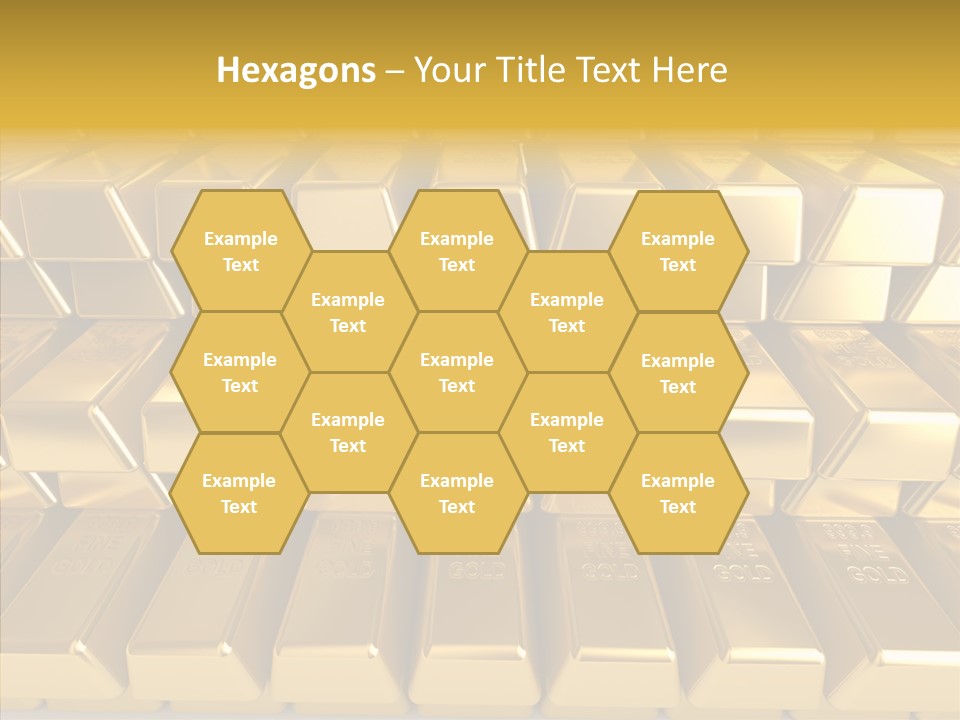 Perfection Golden Treasure PowerPoint Template