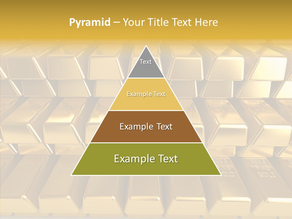 Perfection Golden Treasure PowerPoint Template