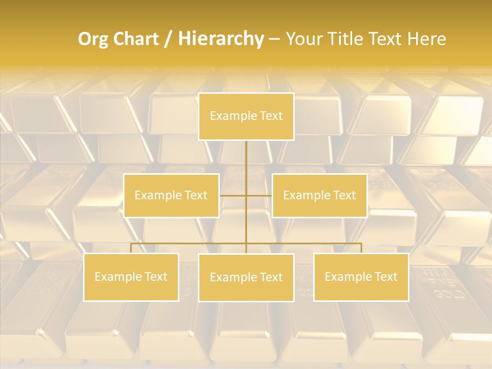 Perfection Golden Treasure PowerPoint Template