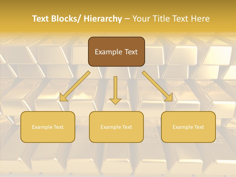 Perfection Golden Treasure PowerPoint Template