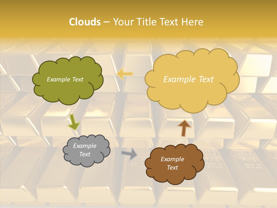 Perfection Golden Treasure PowerPoint Template