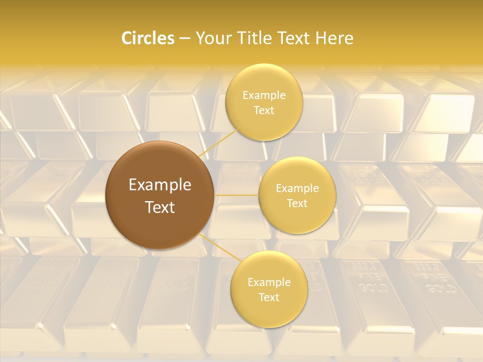 Perfection Golden Treasure PowerPoint Template