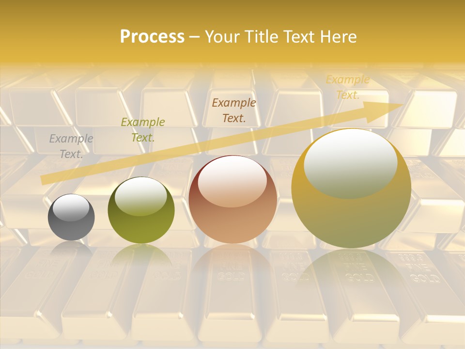 Perfection Golden Treasure PowerPoint Template