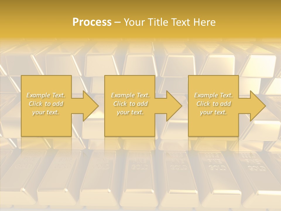 Perfection Golden Treasure PowerPoint Template