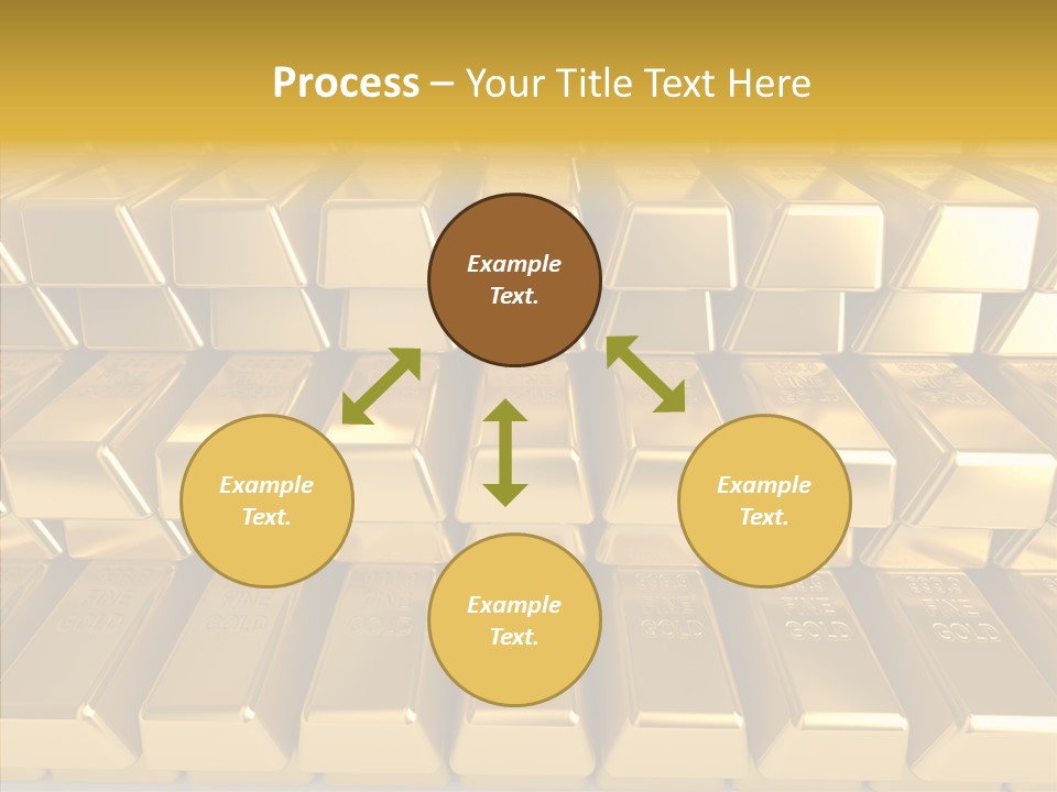 Perfection Golden Treasure PowerPoint Template