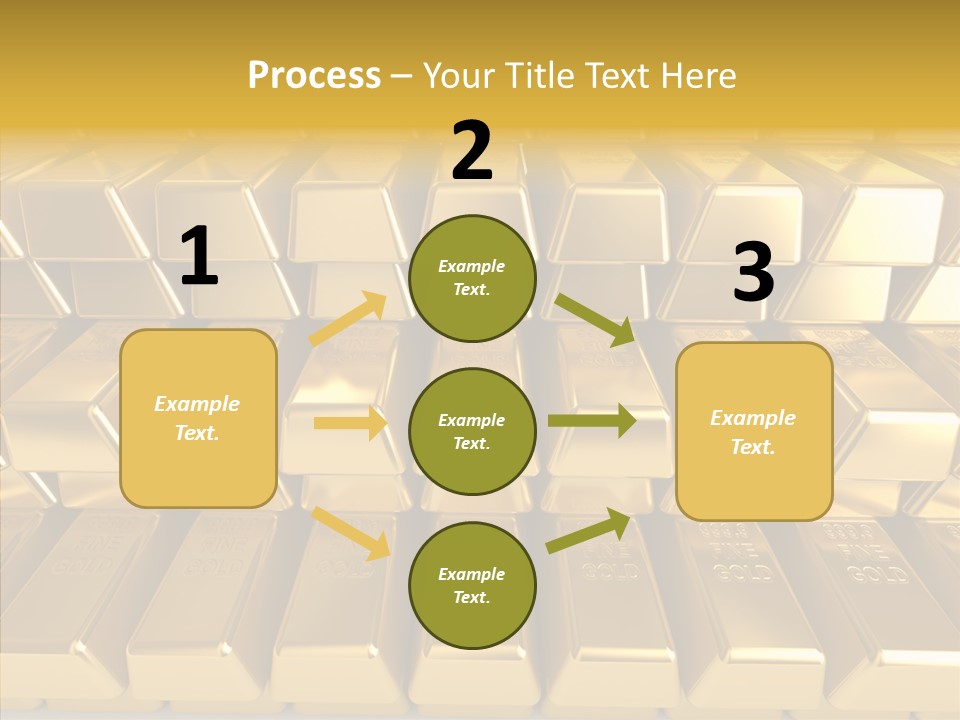 Perfection Golden Treasure PowerPoint Template