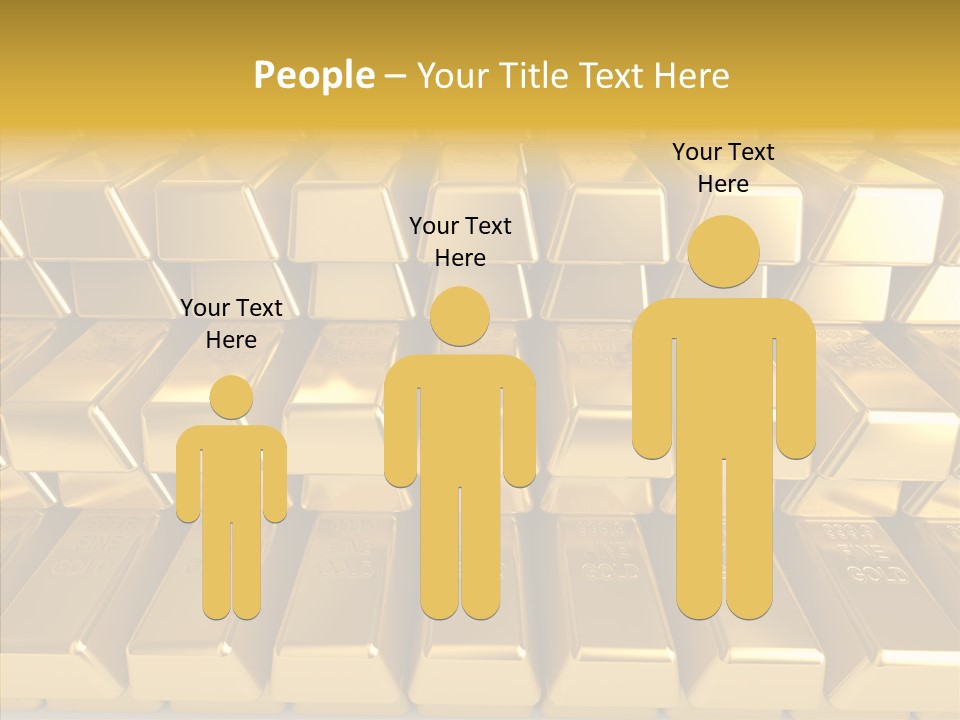 Perfection Golden Treasure PowerPoint Template