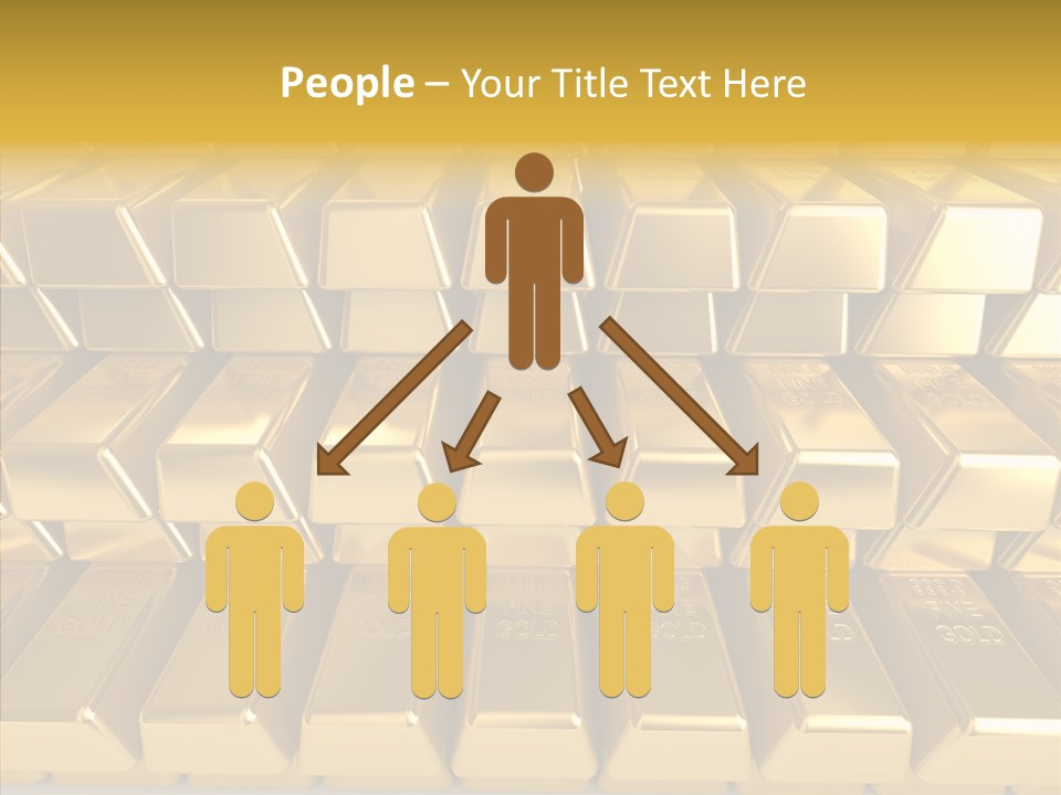 Perfection Golden Treasure PowerPoint Template