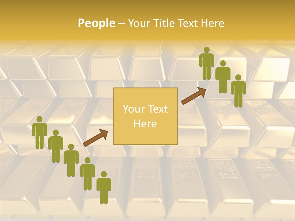 Perfection Golden Treasure PowerPoint Template