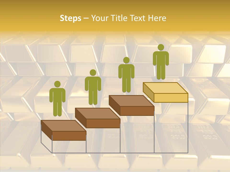 Perfection Golden Treasure PowerPoint Template