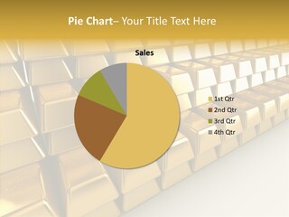 Gold Treasury Business PowerPoint Template