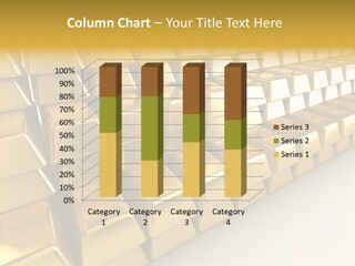 Gold Treasury Business PowerPoint Template