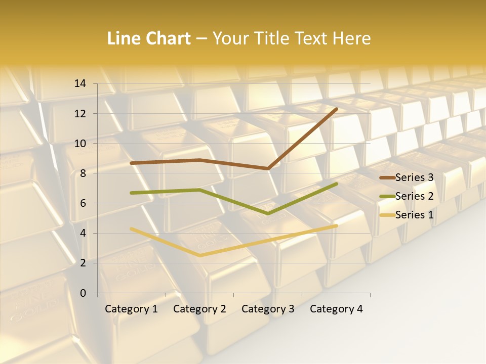Gold Treasury Business PowerPoint Template
