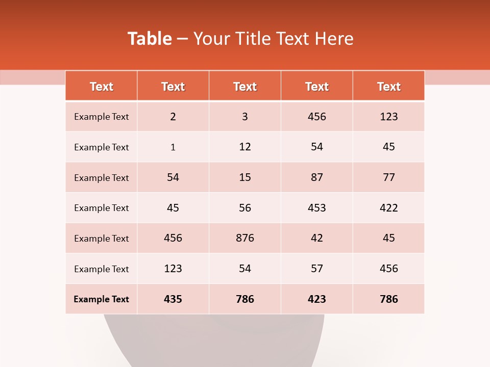 Per On Chair Corporation PowerPoint Template