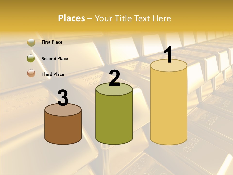 Isolated Savings Exchange PowerPoint Template
