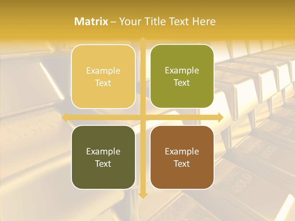 Isolated Savings Exchange PowerPoint Template