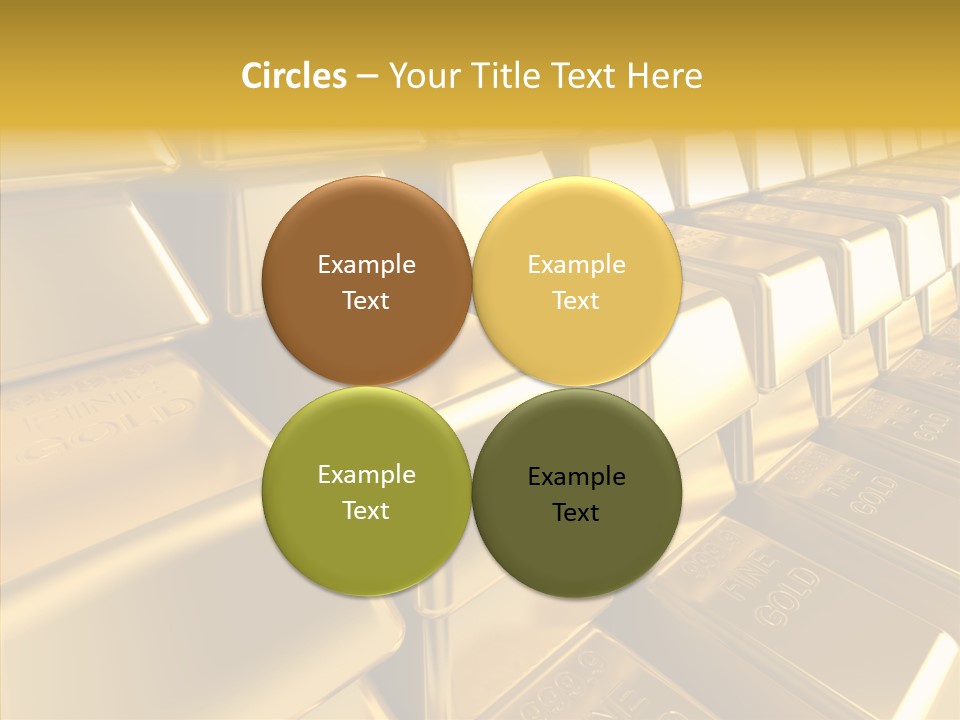 Isolated Savings Exchange PowerPoint Template