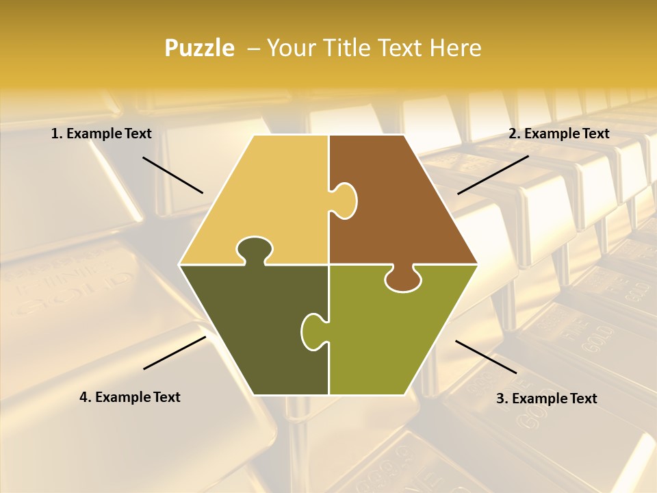 Isolated Savings Exchange PowerPoint Template