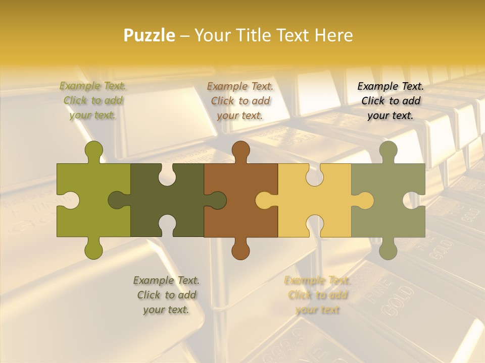 Isolated Savings Exchange PowerPoint Template